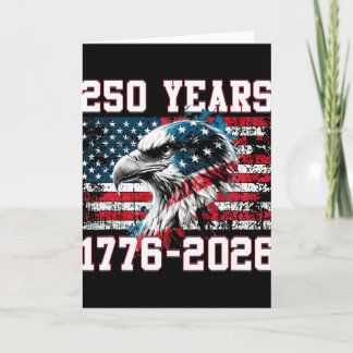Carte Aigle Patriotique Et Drapeau 250 Ans 1776-2026 _6