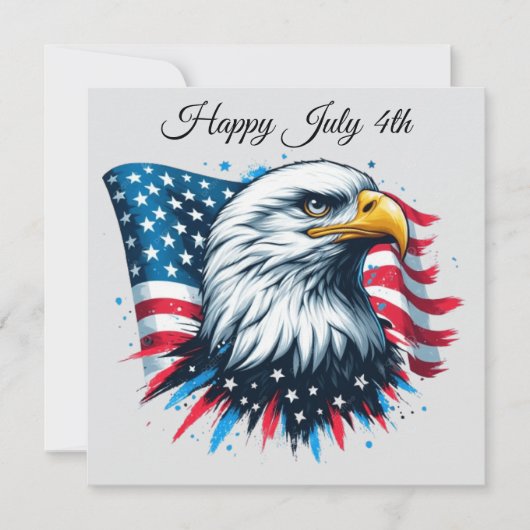 Carte Aigle plat American Eagle (Devant)