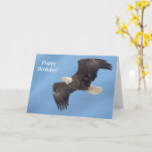 Carte Aigle royal en vol (Fleur jaune)