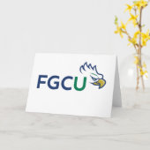 Carte Aigles de l'Université Eagles de la côte du golfe (Fleur jaune)