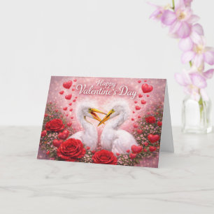 Carte Aigrettes Romantiques pour la Saint-Valentin – Amo