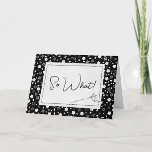 Carte Aiguille à coudre pour 60e anniversaire