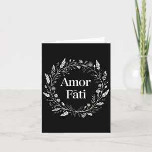 Carte Aiguille Minimaliste Stoïque Pour Femmes Hommes Am