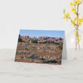 Carte Aiguilles du sentier Pothole Point aux Canyonlands (Fleur jaune)