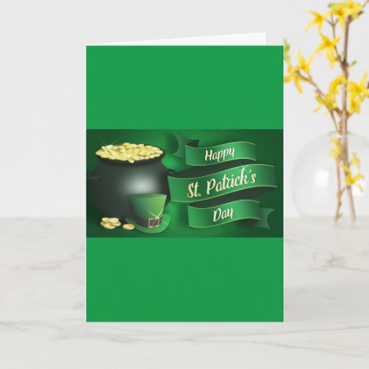 Carte AIH St. Patrick's Day Card (Fleur jaune)