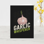Carte Ail Whisperer Garlic Vegetable Cook (Fleur jaune)