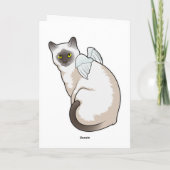 Carte Ailes d'ange de chat (Dos)