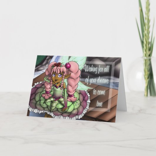 Carte Ailes de papillon fraiche afro-américaines (Devant)