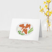 Carte Ailes de poulet (Fleur jaune)