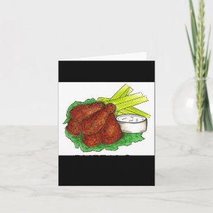 Carte Ailes de poulet BBQ chaud Buffalo Ny New York Céle