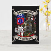 Carte Ailes de saut du 82e Airborne Di Paratrooper Fort  (Fleur jaune)