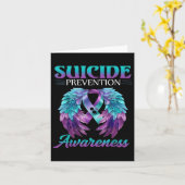 Carte Ailes De Sensibilisation À La Prévention Du Suicid (Fleur jaune)