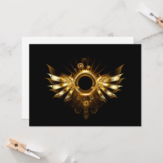 Carte Ailes de Steampunk (Devant/Arrière en situation)