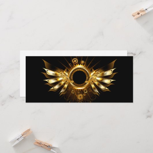 Carte Ailes de Steampunk (Devant/Arrière en situation)