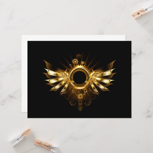 Carte Ailes de Steampunk (Devant/Arrière en situation)