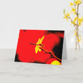Carte Ailes jaunes (Fleur jaune)