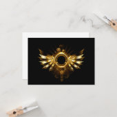 Carte Ailes steampunk (Devant/Arrière en situation)