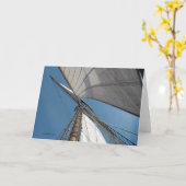 Carte ailes sur le vent (Fleur jaune)