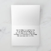 CARTE AIME-TOI ET HEUREUX ANNIVERSAIRE ***FRÈRE** (Intérieur)