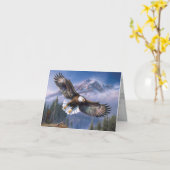 Carte Aimer l'aigle (Fleur jaune)
