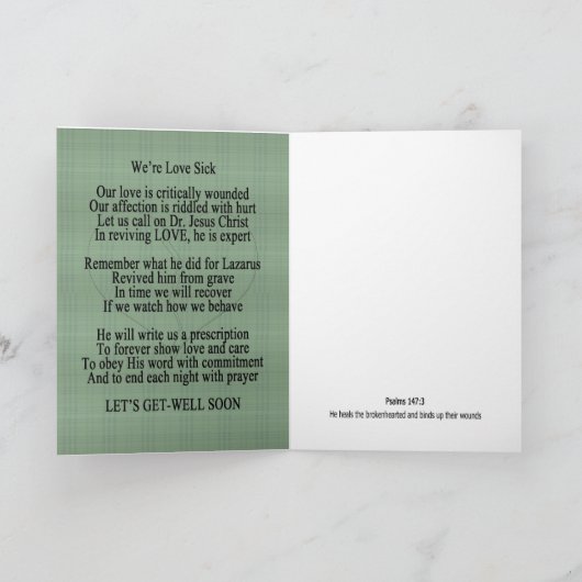 Carte Aimer Sick (Intérieur)