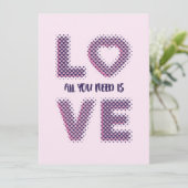 Carte Aimez le design typographique. (Debout devant)
