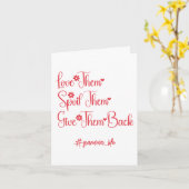 Carte Aimez-Les Les Gâter Leur Rendre Grand-Mère Drôle (Fleur jaune)