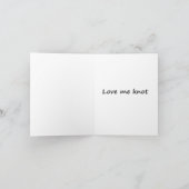 Carte Aimez-moi noeud (Intérieur)