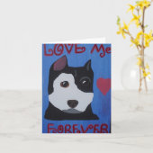 Carte Aimez-moi toujours (Fleur jaune)