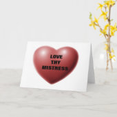 CARTE AIMEZ THY MAÎTRESSE (Fleur jaune)