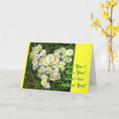 Carte Aimez-vous ! (Fleur jaune)