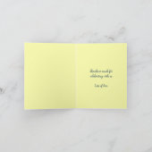 Carte Aimez-vous au baby shower de la vache lune merci (Intérieur)
