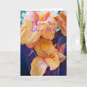 Carte Aimez-vous comme une maman Fête des mères florales (Devant)