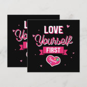 Carte Aimez-vous d'abord (Devant / Derrière)