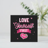 Carte Aimez-vous d'abord (Debout devant)