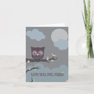 Carte Aimez-vous les Owl-ways !