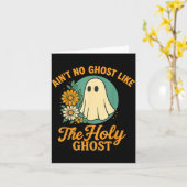 Carte Ain’t No Ghost Like The Holy Ghosts Christian Cute (Fleur jaune)