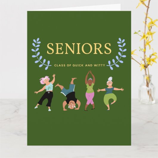 Carte Aînés (Fleur jaune)