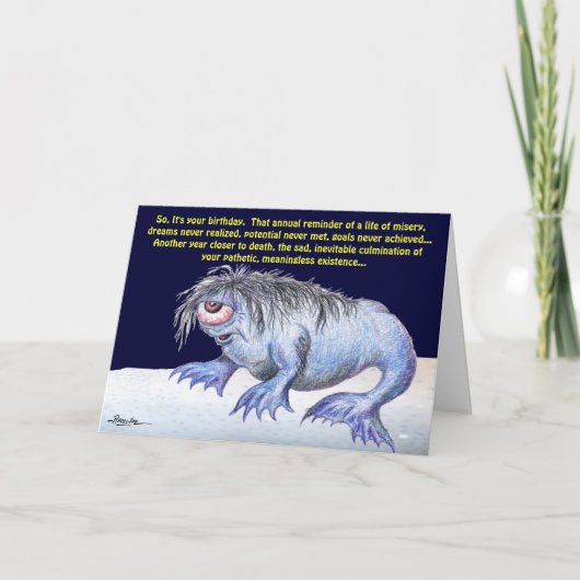 Carte Ainsi c'est votre anniversaire… (Devant)