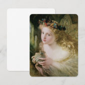 Carte Ainsi, votre fée est faite des plus belles choses (Devant / Derrière)