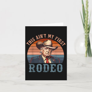 Carte Aint Ma Première Chemise Rodéo Western Cowboy Funn