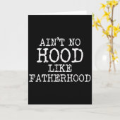 Carte Ain't No Hood Like Fatherhood Fathers Day Gift New (Fleur jaune)