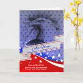 Carte Air Force BMT Graduate American Eagle (Fleur jaune)