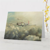 Carte Aircraft - P51D (Fleur jaune)