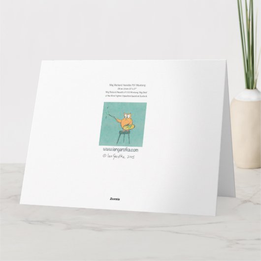 Carte Aircraft - P51D (Dos)