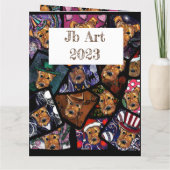 CARTE AIRDALE TERRIER (Dos)