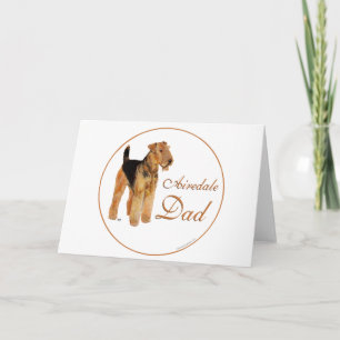 Carte Airedale Fête des Pères