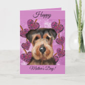 CARTE  AIREDALE TERRIER      (Devant)