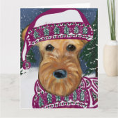 CARTE AIREDALE TERRIER (Devant)