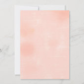 Carte Airy Blush Bridal Shower Invitations (Dos)